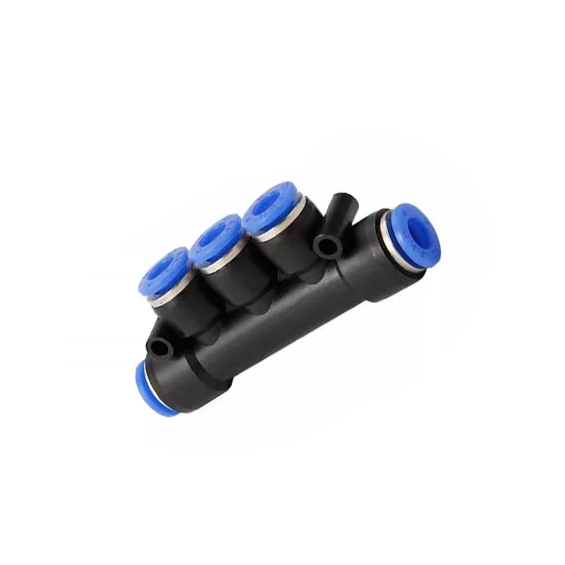 50/100/500/1000 PCS Pneumatic Plastic Five-Way Quick Connector-Air Compressor Accessories for Air Pipe-(4/6/8/10/12mm)