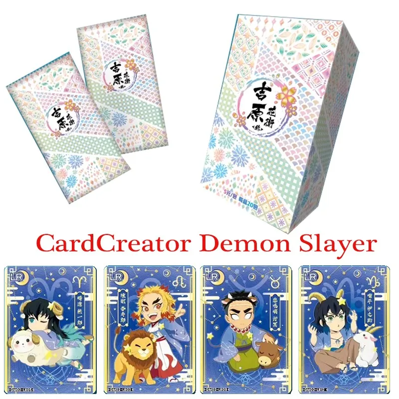 New CardCreator Demon Slayer Card Flash Ssp Card Kamado Tanjirou Nezuko Anime Peripheral Ur Rare Card Collection Christmas Gift