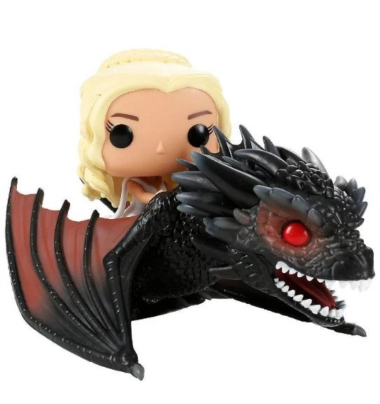 hobby Pygmalion silke FUNKO POP Daenerys Drogon Rhaegal Viserion Night King Giant Wight Mounted  White Walker Iron Throne Figures Model Toys - AliExpress