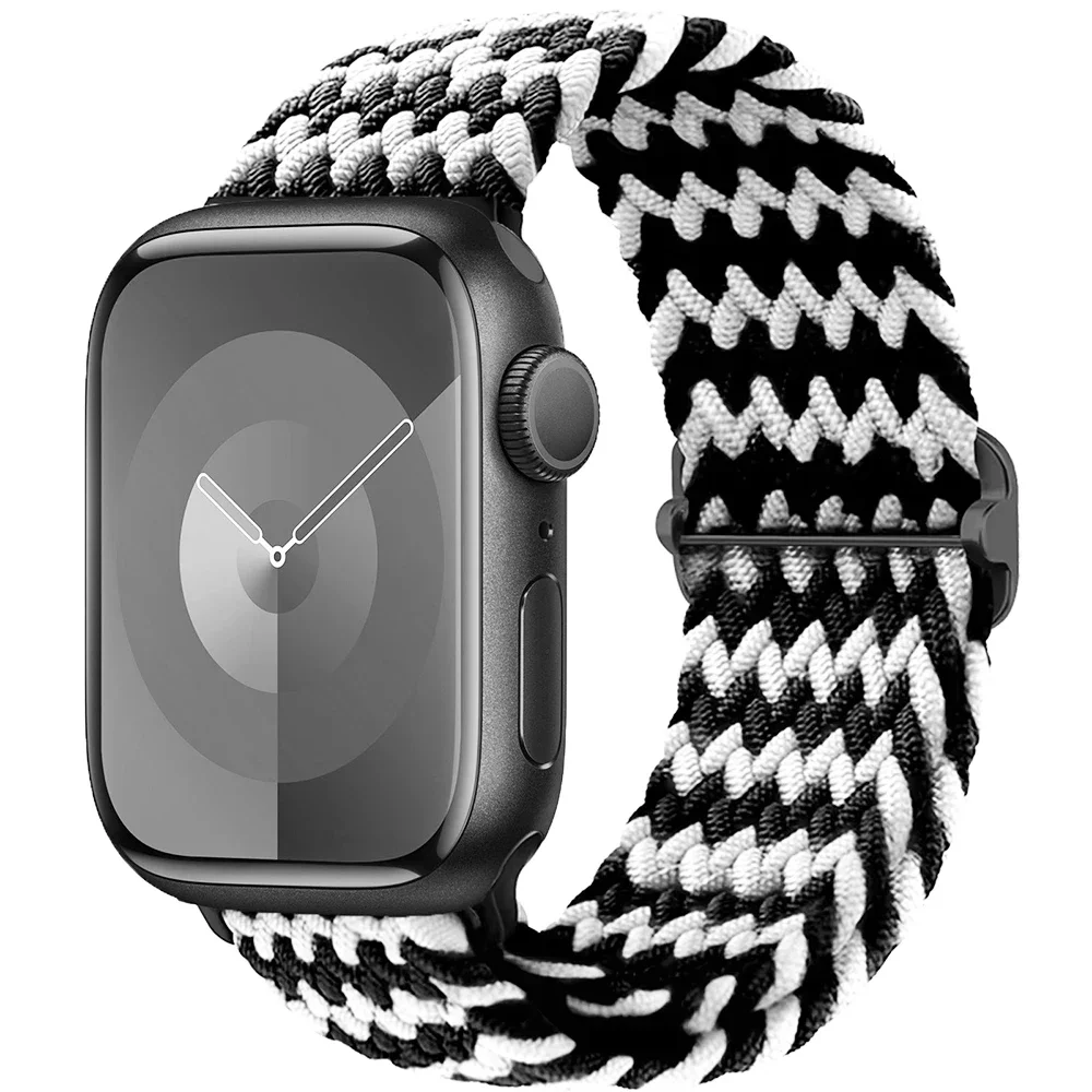 Braided Solo Loop Elastic Nylon Bracelet