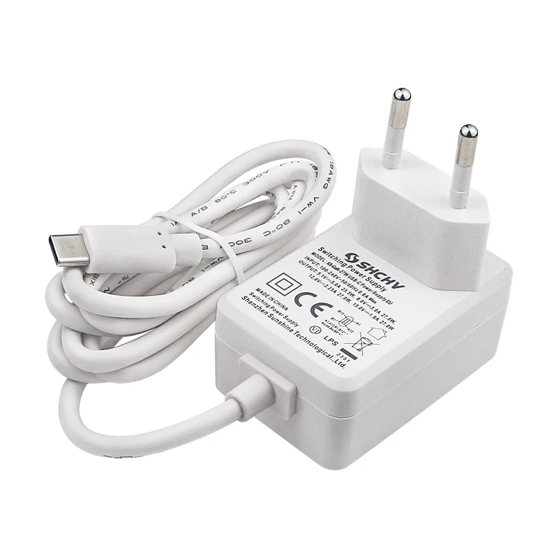 GaN PD 27W Power Supply Raspberry Pi 5 USB Type C 5.1V 5A EU US UK Plug Power Adapter RPI 5 Pi5 Orange Pi Pro