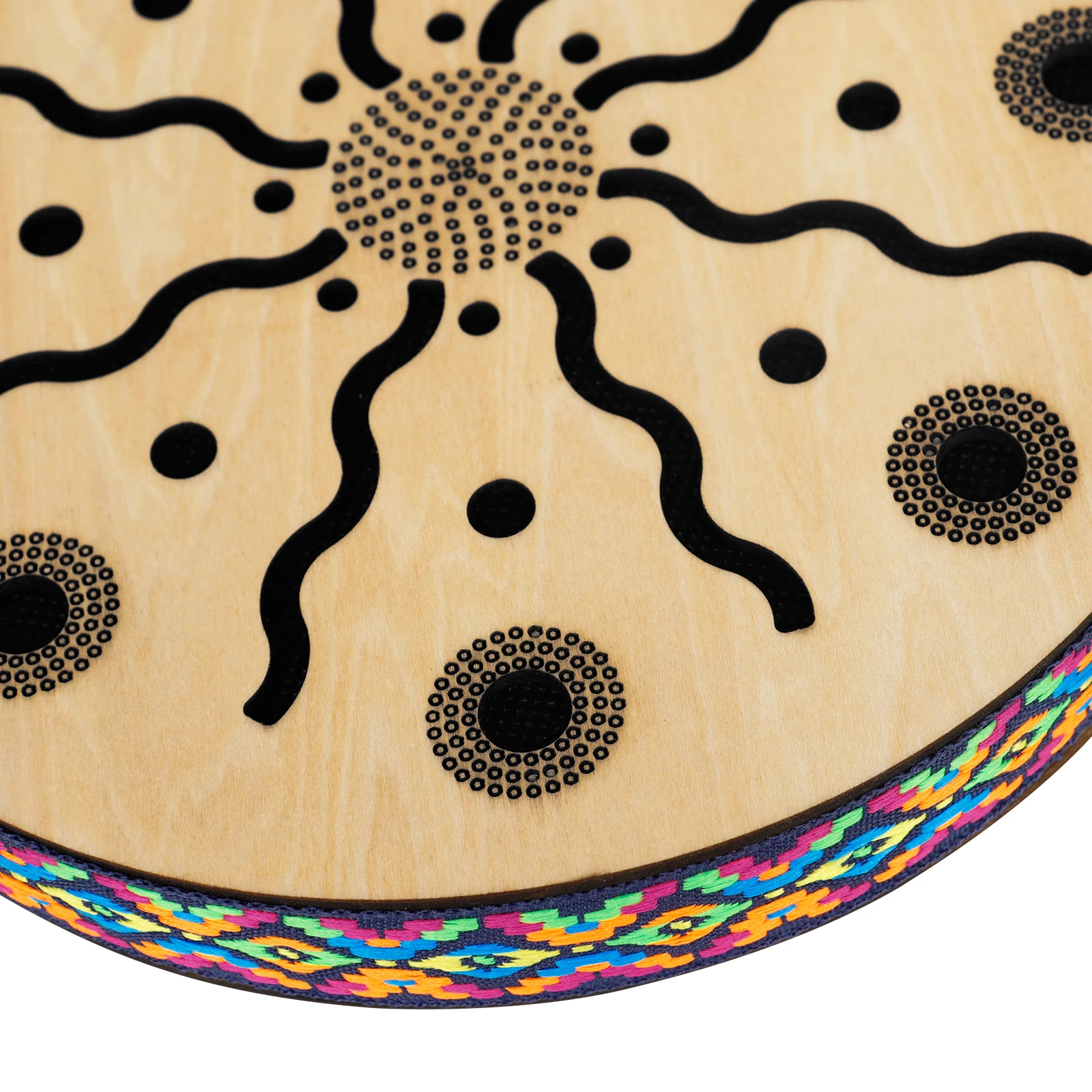 8 inch Stream Drum Sun Pattern Sound Therapy Instrument Imitates Stream Water Sound Drum Orff Child Enlightenment Instrument