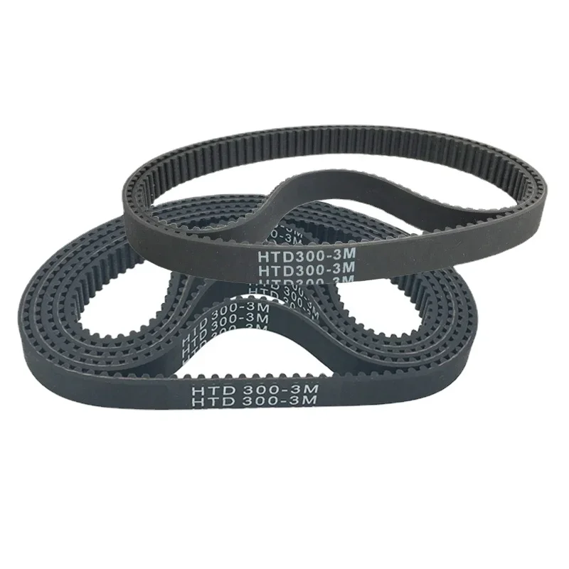 

3pcs/lot HTD300-3M HTD306-3M HTD309-3M Drive Timing Belt Transmission Belts Rubber Pitch 3mm 8mm/10mm/15mm/20mm