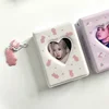 Cute Bear Photo Album 3 Inch Love Heart Hollow Picture Storage Case Kpop Card Binder Name Card Book Photocard Holder 36 Pockets 3