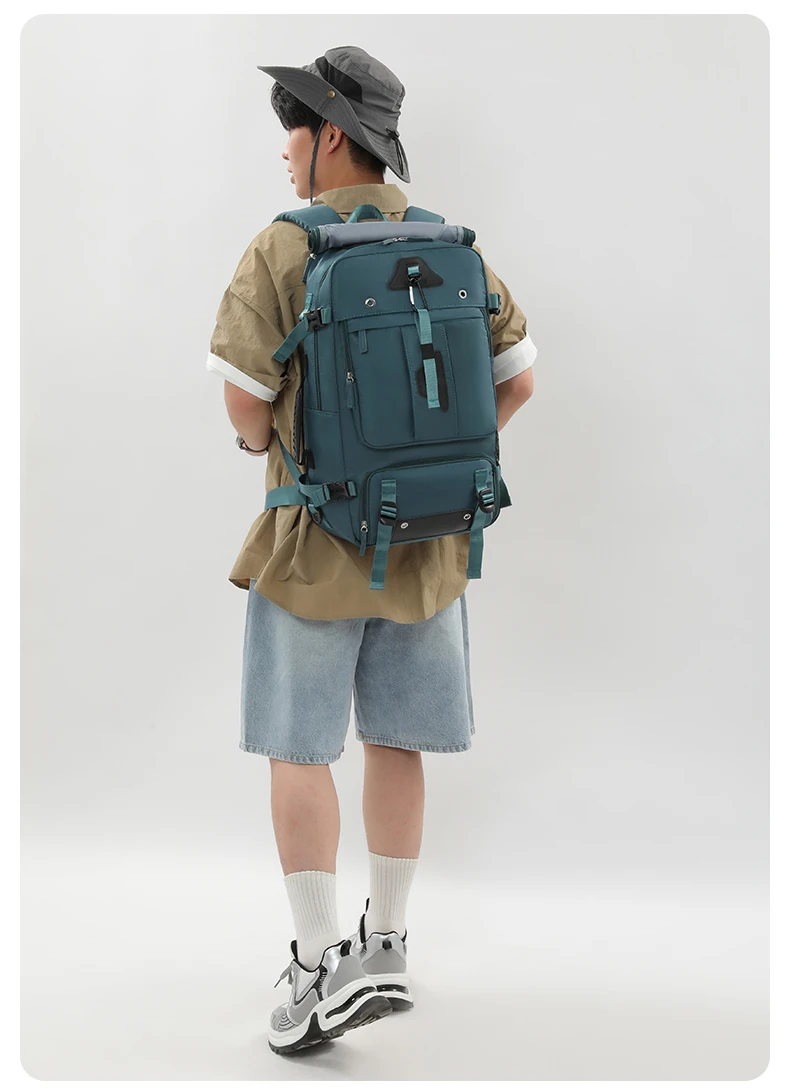 Cross-Border-Rucksack für Herren mit Hochwertiger Ausstrahlung, Großer Kapazität, Tragbare Reisetasche, Outdoor-Wanderrucksack – Detail 23