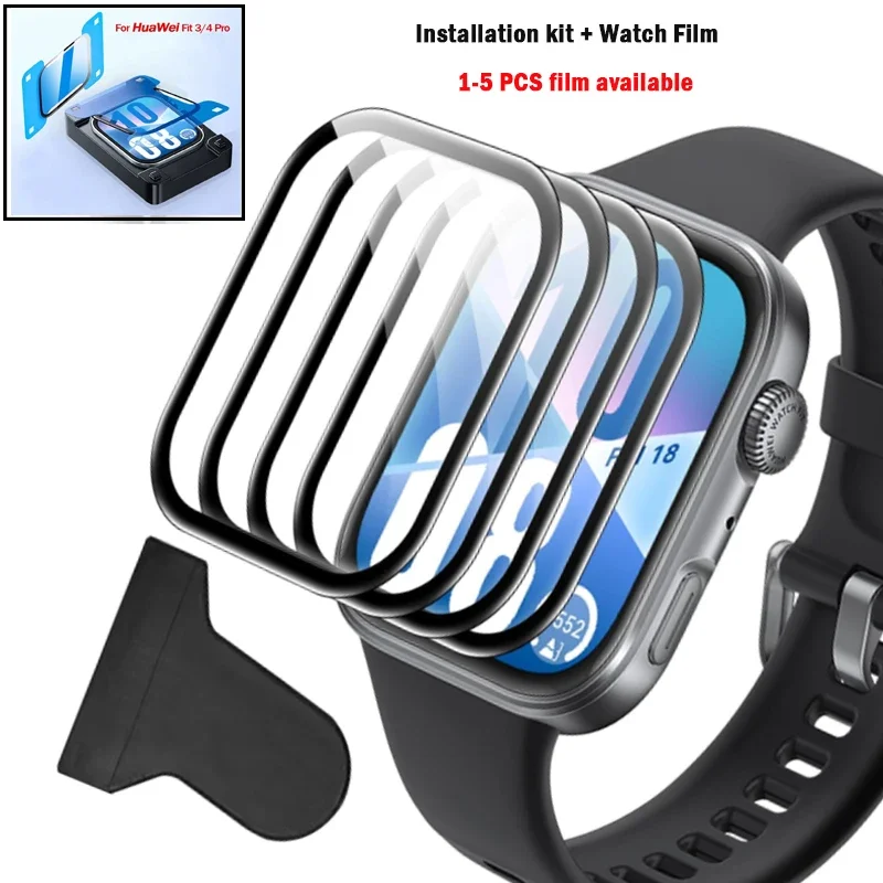 Easy Installation Kit with Hydrogel Film for 3D/HD Full Curved Screen Protection