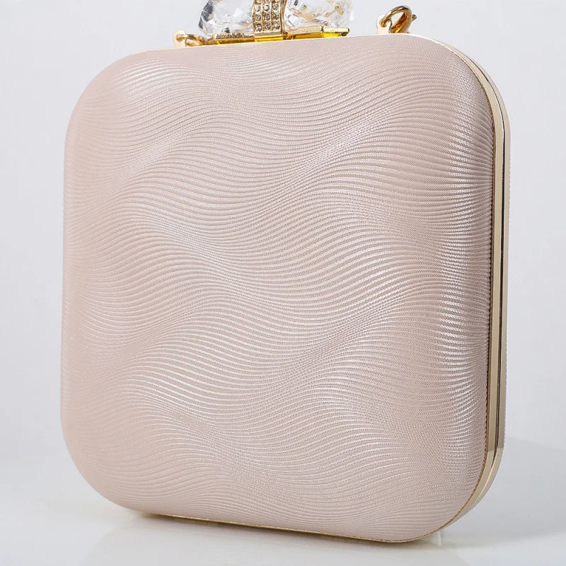 Fashion Women's Bag Exquisite Diamond Buckle Dinner Bag Party Dress Temperament Wild Clutch Bag One Shoulder Bag