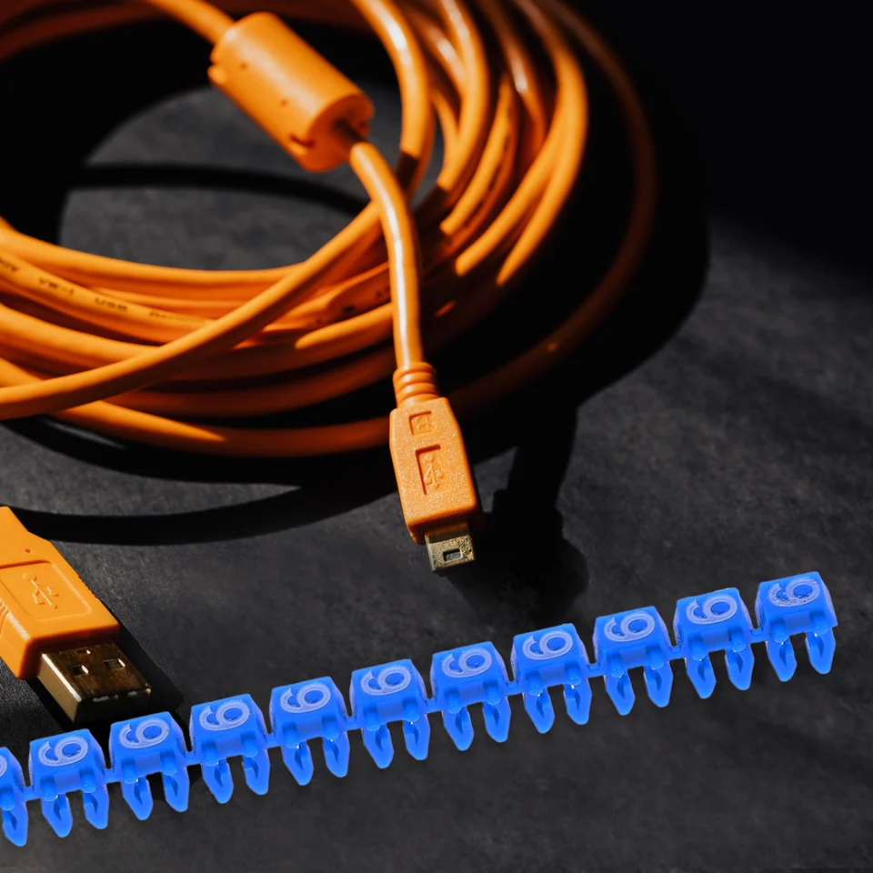 Étiquettes De Câble, Câbles à Code Couleur, Gestion Des Cordons électriques, Marqueur De Câble à Clipser étanche Tube D'identification De Câble Coloré 0-9 Numéro Fil étiquette Tube Marqueur De Fil