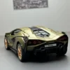 1:32 Lamborghini SIAN Sports Car Simulation Diecast Metal Alloy Model car Sound Light Pull Back Collection Kids Toy Gifts F28 3