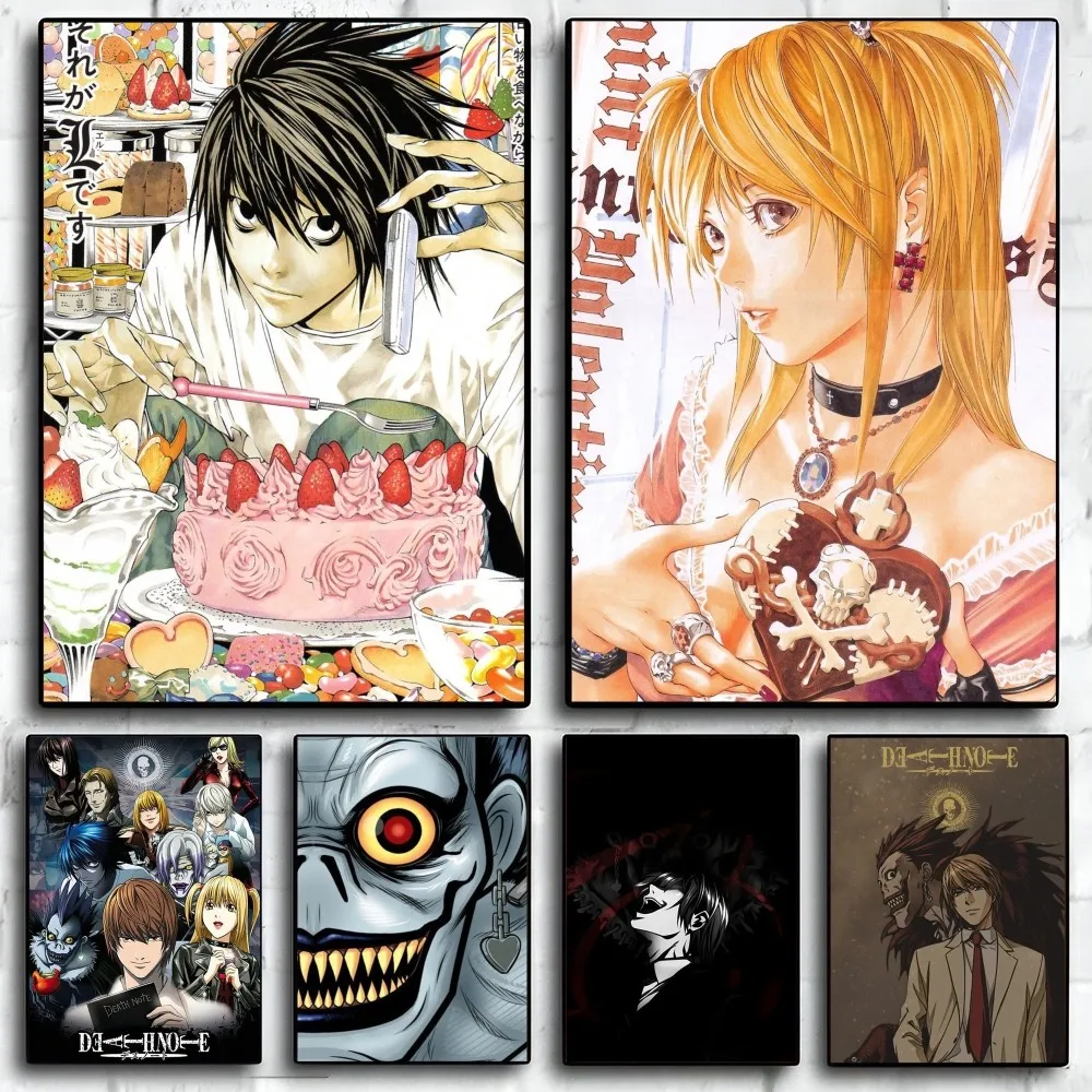Anime D-Death N-Note  Poster Paper Print Home Living Room Bedroom Entrance Bar Restaurant Cafe Art Painting Decoration
