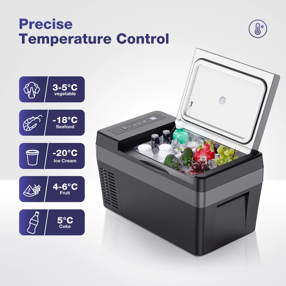 25L Car Fridge RV Refrigerator Compressor Cooler Freezer For Truck 25L For  Home Travel Camping 2 Charging Methods 12V/24V| | - AliExpress
