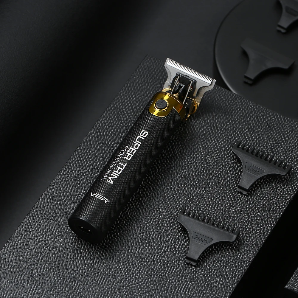VGR V-082 T-blade Zero Hair Cutting Machine Rechargeable Hair Clipper Professional Electric Trimmer Cordless for Men hair trimmer hair clipper