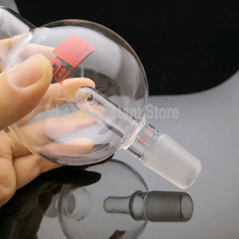 Lab Volumetric Flask 1pcs Lab 50ml/100ml/250ml/500ml/1000ml Borosilicate Glass Bump Trap