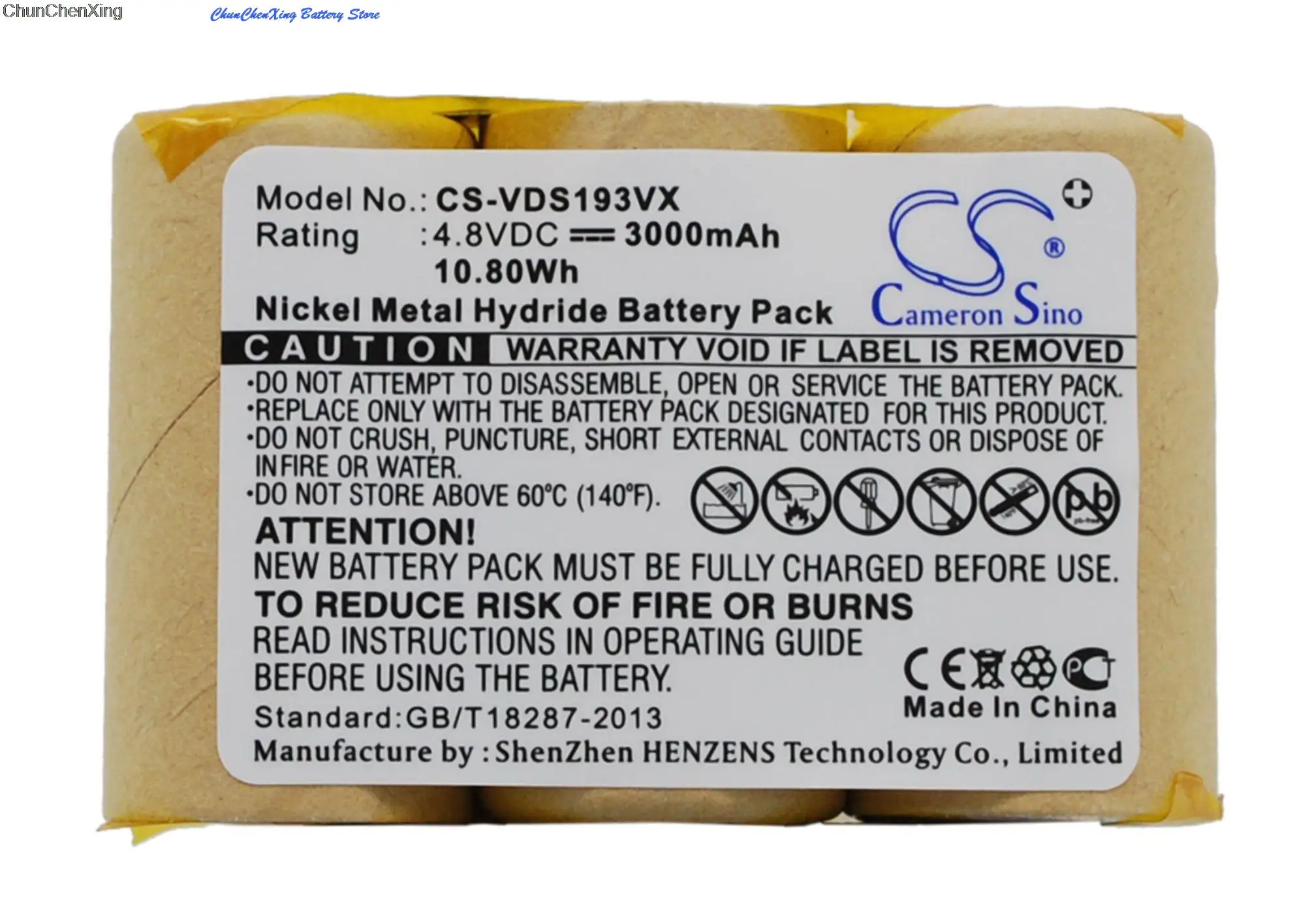 

Cameron Sino 3000mAh Battery for Vileda AS-193E9A