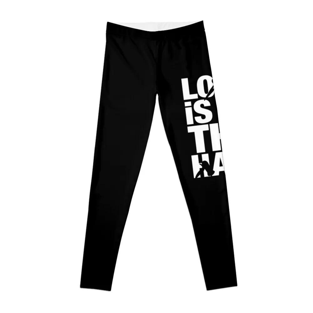 

Love is in the hair - saying for hairdressers Leggings Training pants Fitness woman push up legging Womens Leggings