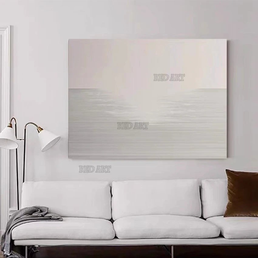

Home Decorative Item Abstract Gray Design Oil Painting Unframed 100% Hand-painted Canvas Wall Hangings Unframed Artwork