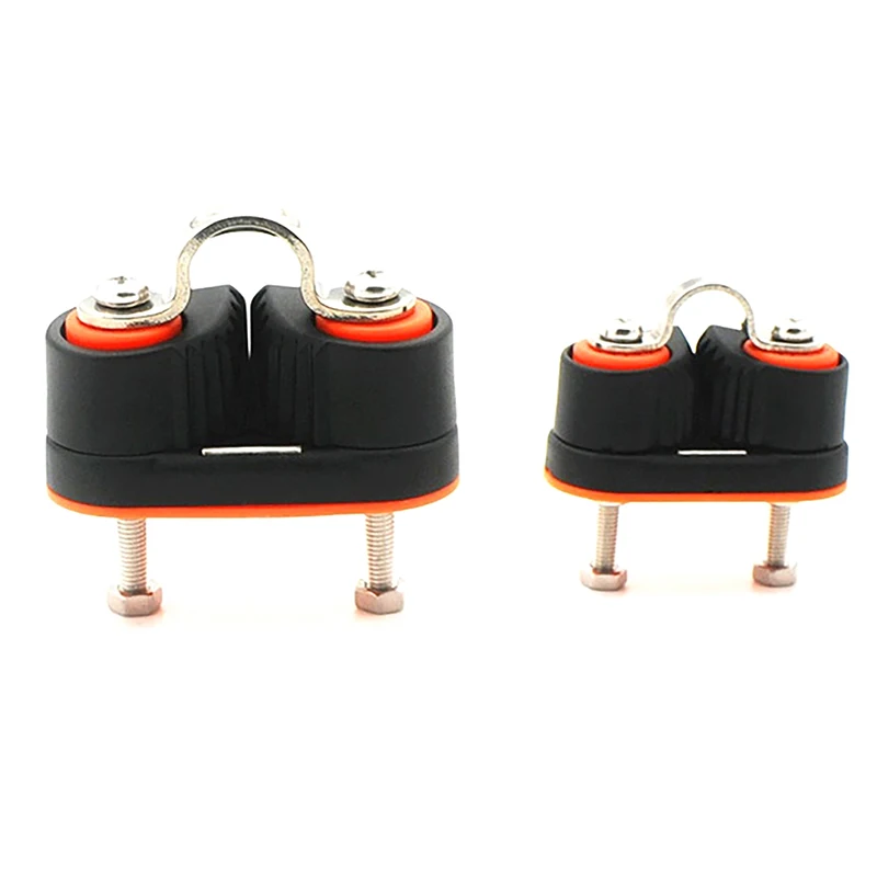 2 Row Ball Bearing Cam Cleat Pilates Equipment Pulley Rope Clamp Marine Boat Fast Entry Rope Wire Fairlead Sailing Sailboat