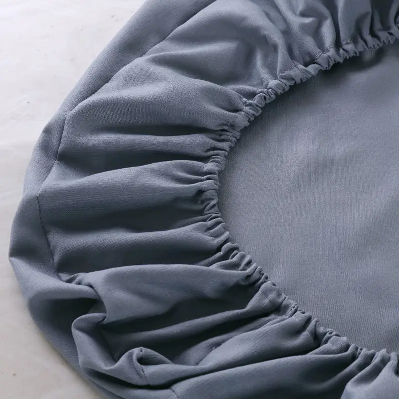 New Massage Table Bed Fitted Sheet Solid Color Full Cover Elastic Rubber Band Massage SPA Bed Cover With Face Hole 2