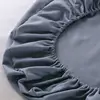 New Massage Table Bed Fitted Sheet Solid Color Full Cover Elastic Rubber Band Massage SPA Bed Cover With Face Hole 2
