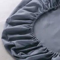 New Massage Table Bed Fitted Sheet Solid Color Full Cover Elastic Rubber Band Massage SPA Bed Cover With Face Hole 2