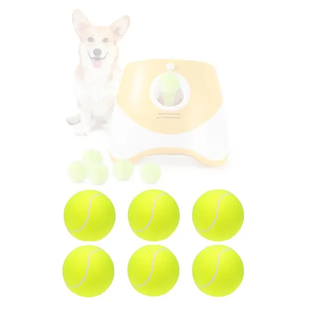 Tennis Balls for Dogs, 2-Inch Size, Compatible with Most Automatic Ball Launchers Idea for Small Dogs(12 Balls Only)