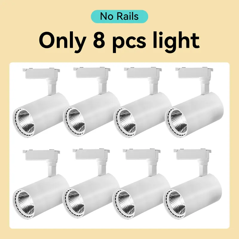 Led Track Light Set Ceiling Lamps Rail Lighting 220V Led Track Lamp Rail Light Spot Light Led Lights for Kitchen Shop Store Home - Image 13