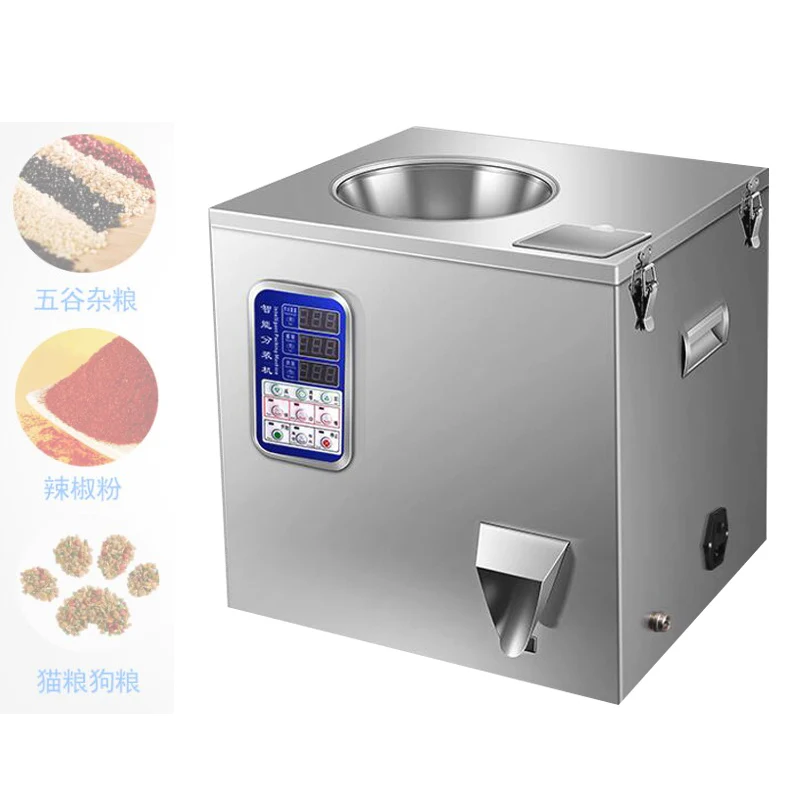 Desktop Filling Machine Inductive And pedalable Blanking Automatic Weighing Filling Machine Dispenser Packing