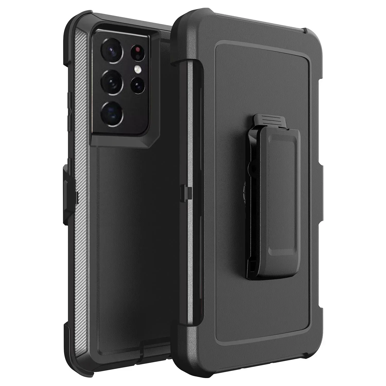 3-in-1 High-Quality Defender Series Protective Case with Clip