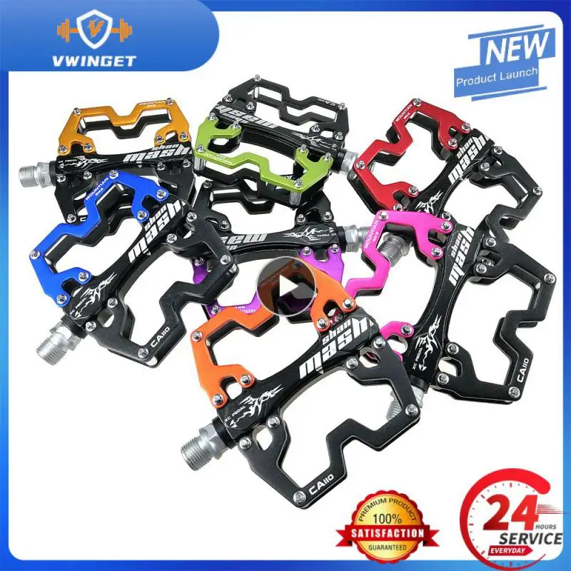 

Педали новые из алюминиевого сплава CNC сверхлегкие велосипедные педали MTB горный велосипед Нескользящие подшипники фотоаксессуары