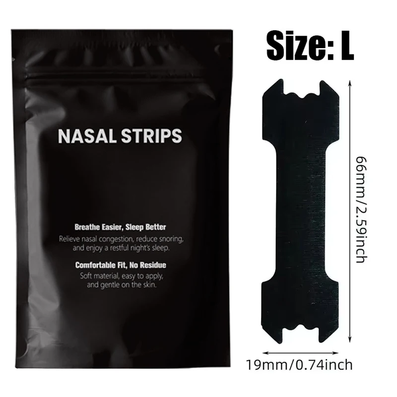 30/60/90PCS Cerotto Naso Anti Russamento Strisce Nasali Extra Resistenti Respirazione Migliore - Foto 10 di 10