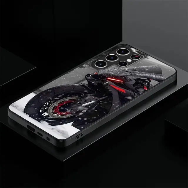 Hot Black Motorcycle Sports Car Samsung Case