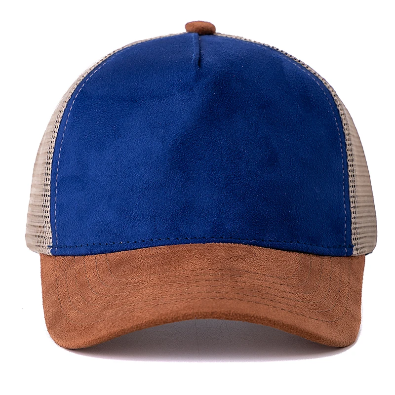 New Unisex High Quality Mesh Cap Casual Fashion Multi-color Cotton Baseball Trucker Hat For Women And Men Summer Plain Style