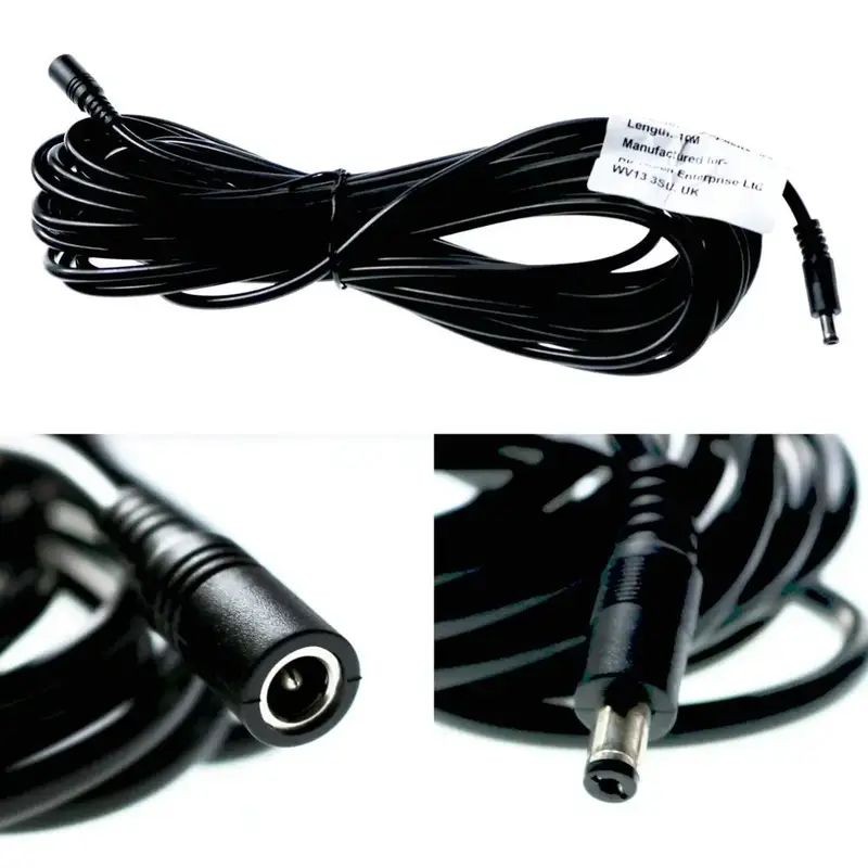 DC Extension Cable 1M 2M 3M 5M 10M 5.5x2.1mm Female to Male Plug for 12V 5V 24V Power Adapter Cord Home CCTV Camera LED Strip - Image 6