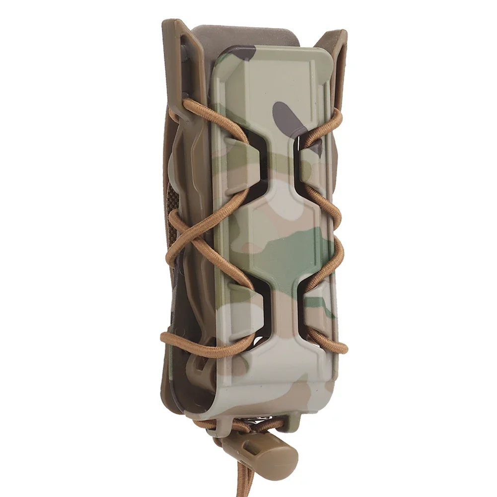 All Terrain Pistol Mag Pouch Magazine Carrier Molle Cartridge Holder for 9mm .40 .45 ACP Flashlight Shooting Airsoft 2
