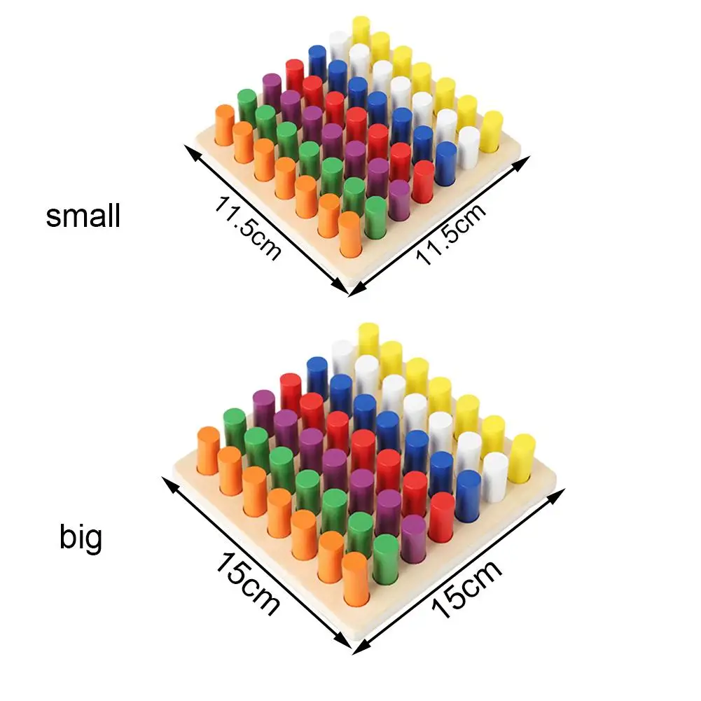 Wooden Pegboard Toy 6