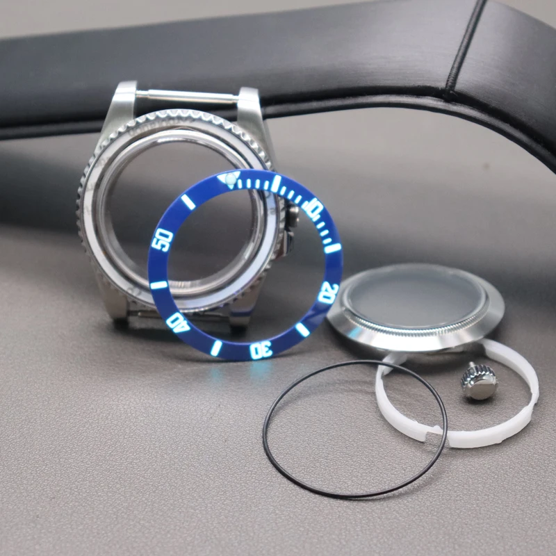 Con C3 Luminous 38Mm Ceramic Bezel Insert Custodie Per Orologi Da 40Mm Da Uomo Per Submariner Seiko Nh34 Nh35 Nh36 Nh38 Movimento Quadrante Da 28.5Mm