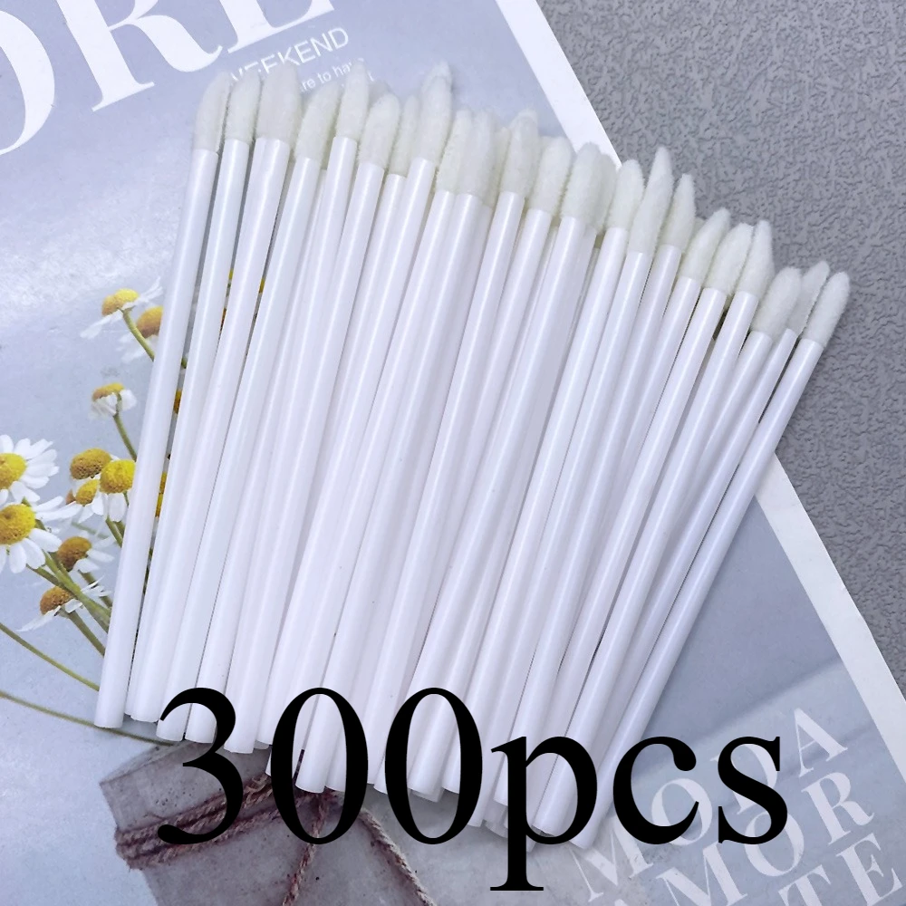 300pcs LipBrushWhite