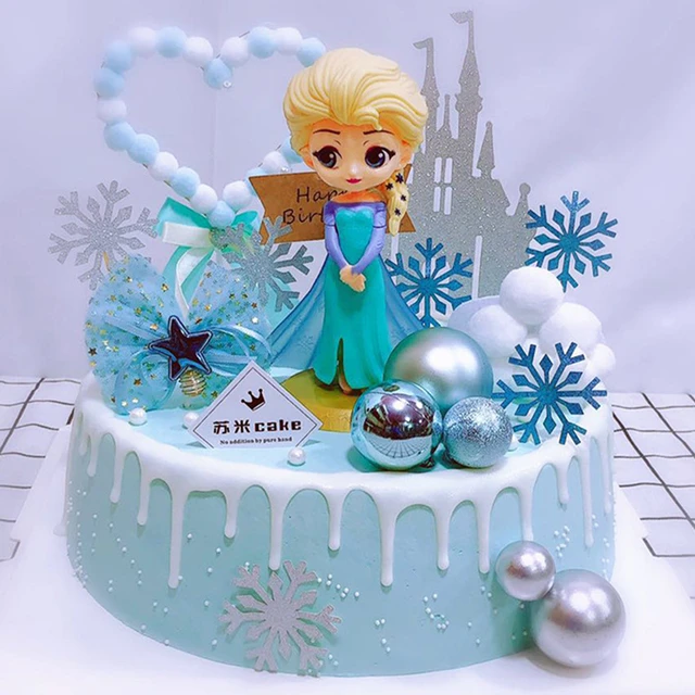 Cómo decorar una tarta de Frozen❄ ELSA y ANNA Cake !❄ Princess Frozen Cake  ❄ Cake Decorating # 25 