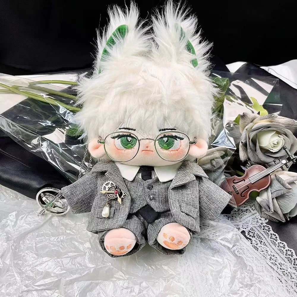 

Action 20cm Cotton Doll Clothes Suit Jacket Shirt Pants Cool Handsome Boys Dress-up Doll Replacement Clothing Toys for Adults