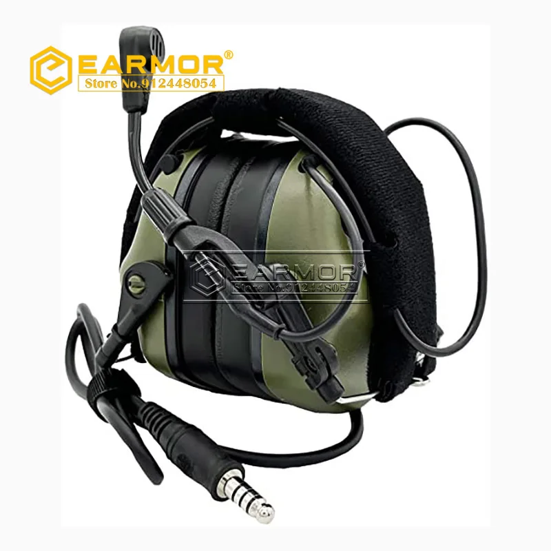 OPSMEN EARMOR M32 MOD4 Military Aviation Communication Shooting EarphoneTactical Headset