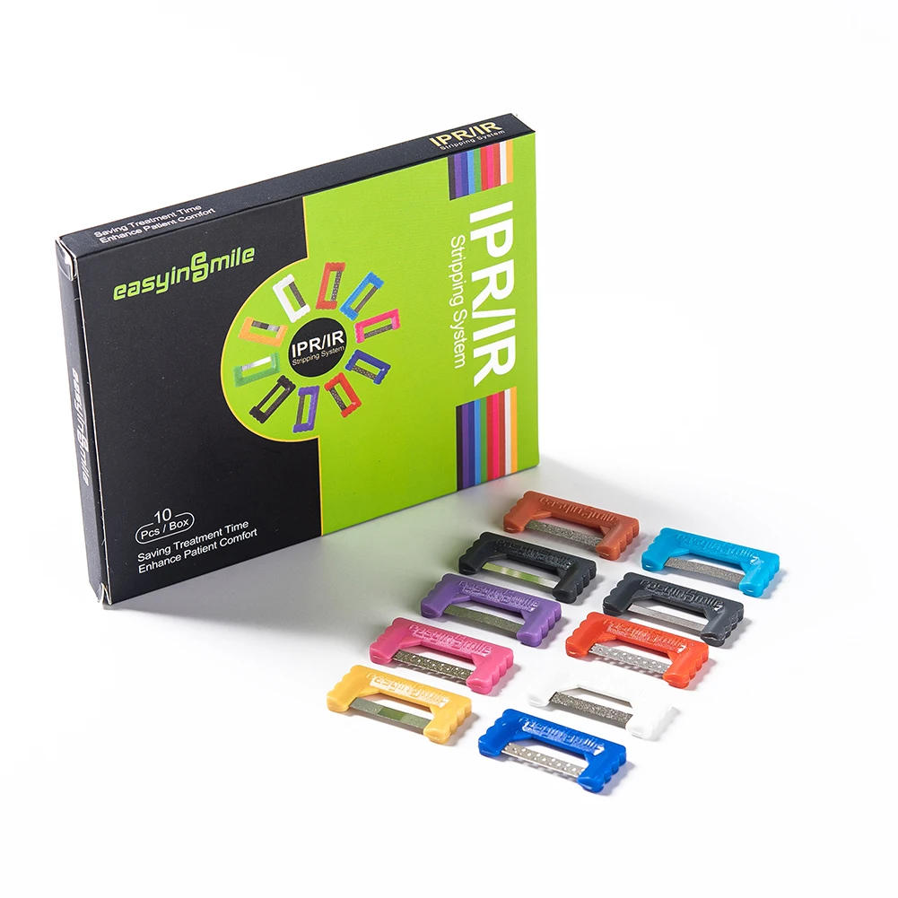 10Pc 歯科矯正歯間ステップエナメル削減研磨ストリップ歯科 IPR スト
