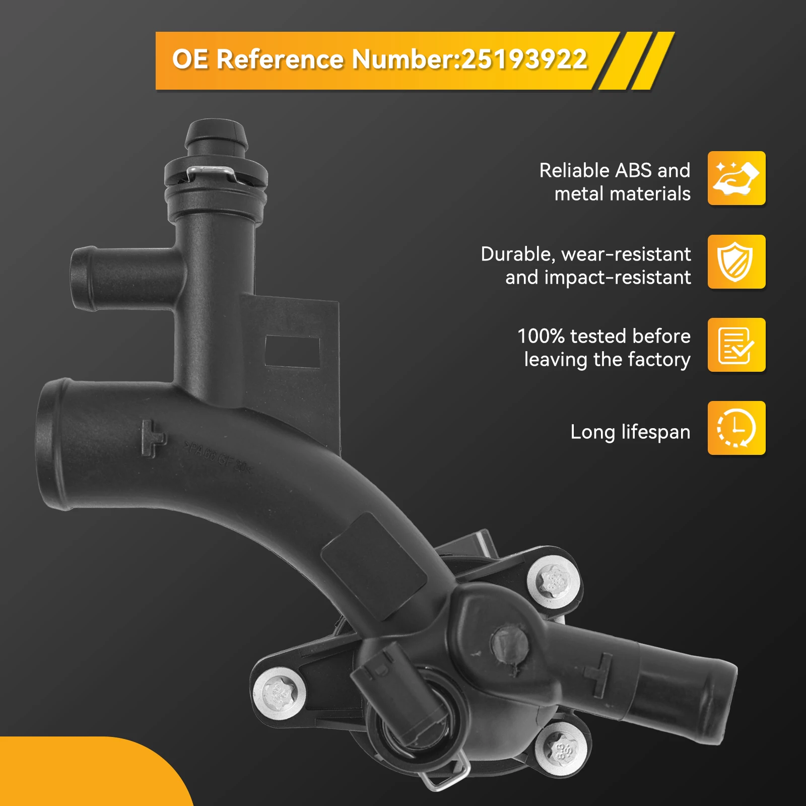 25193922 COOLANT FLANGE WATER OUTLET HOUSING FOR OPEL VAUXHALL