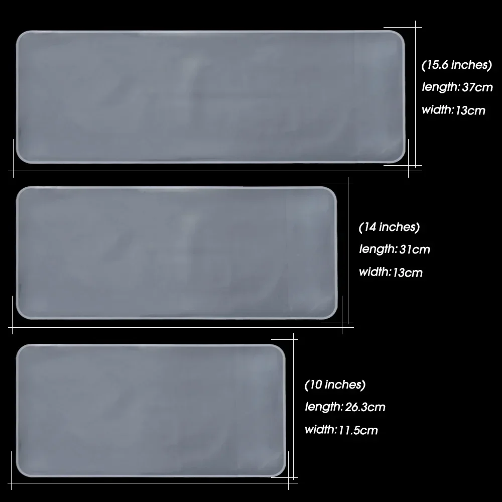 Universal Transparent Waterproof Laptop Keyboard Protector - Silicone Anti-Dust Cover