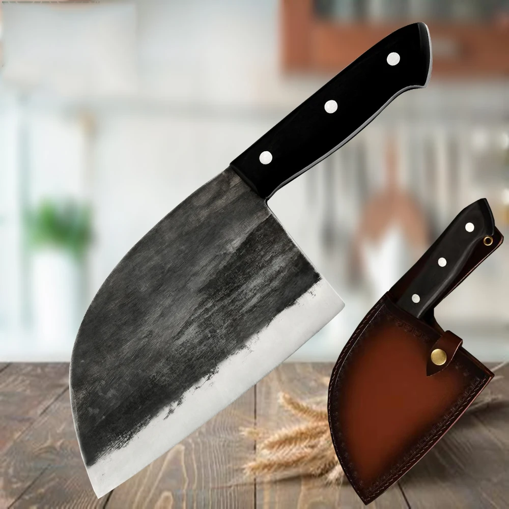 Chinese Cleaver Knife Kitchen Knife 7 Inch Is Made Of German - Temu