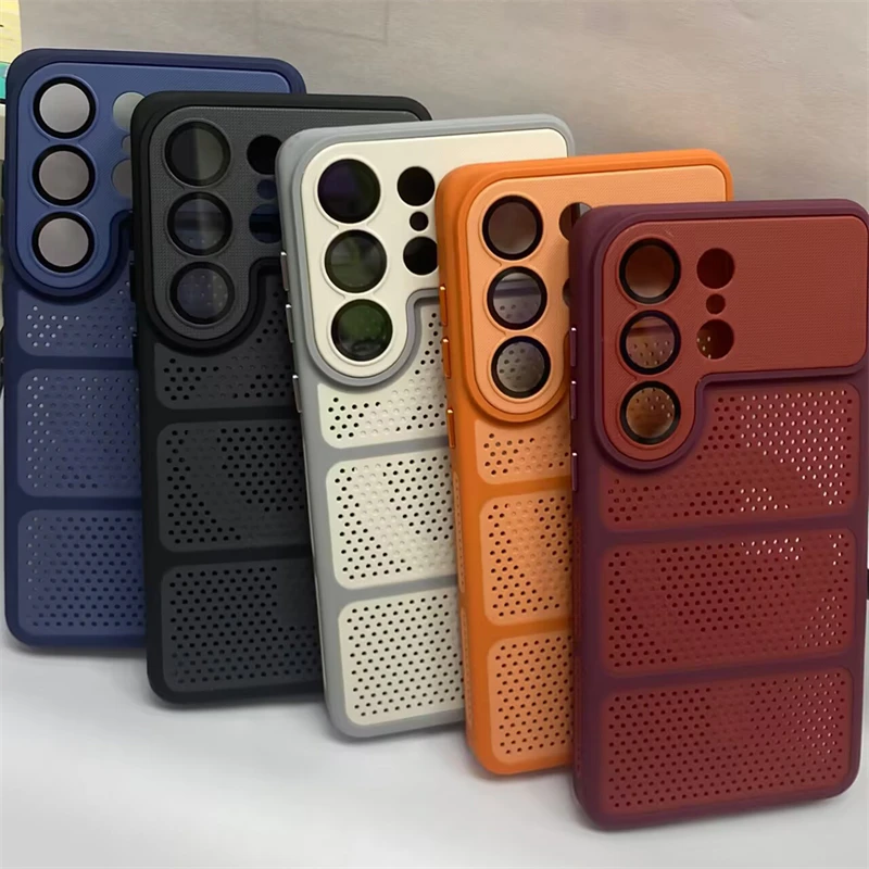 Breathable Heat Dissipation Magnetic Case with Magsafe Wireless Charging Compatibility