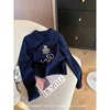 Advanced Round Neck Pullover Sweater Women's Autumn And Winter New Lazy Style Soft And Sticky Waist Knit Sweate 4