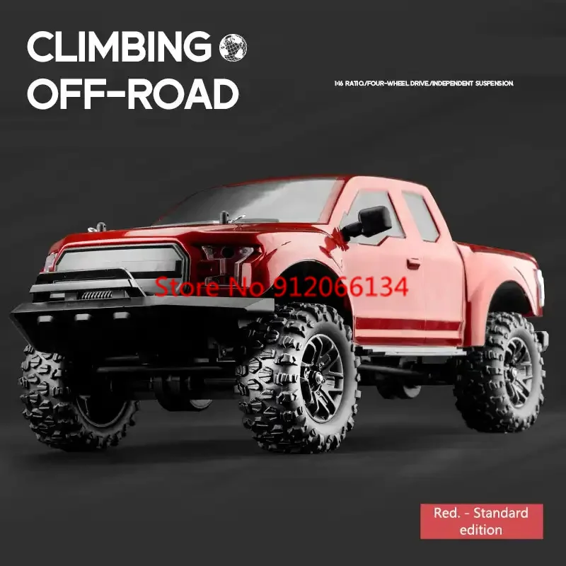 1:16 Full Scale All Terrain Off-Road Climbing RC Truck 4WD Shock Absorber Whole Car Light Group High Speed Remote Control Car 5