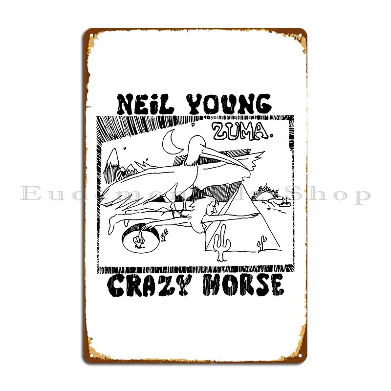 Doodles 70S Zuma Horse Art Young Classic Metal Sign Party Party Garage Iron Sign Tin Sign Poster