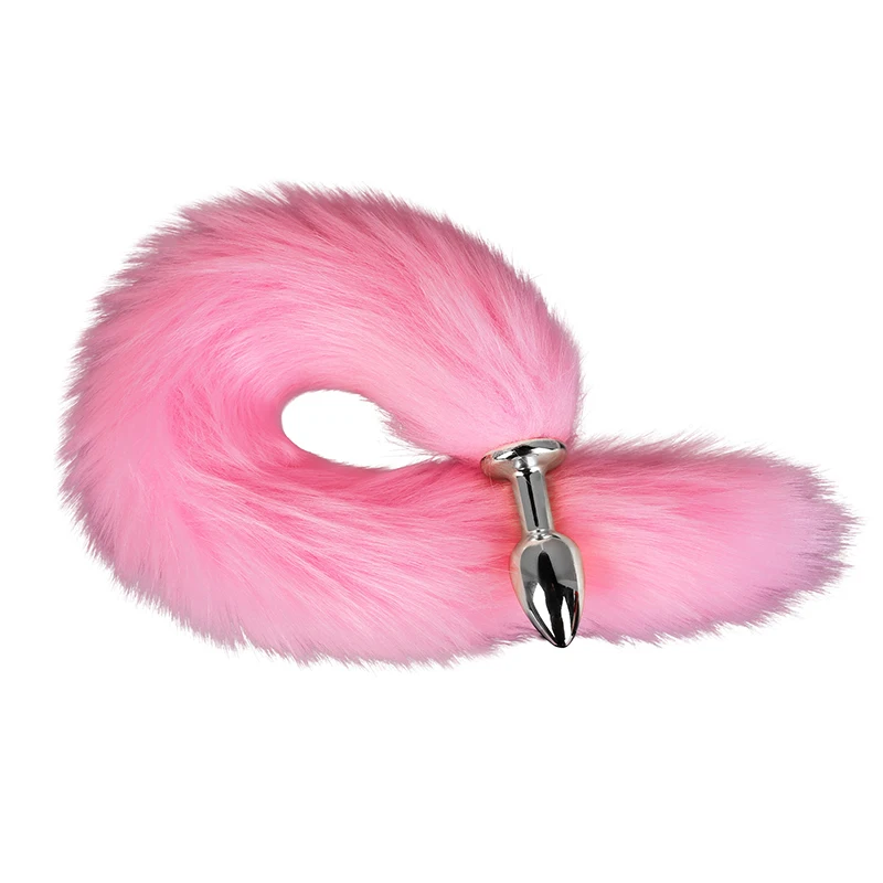 Cheap Anal Plug Metal Sexy Foxtail Anal Plug Role-play Sex Toy Male And Female Anal Plug Adult Game Couple Toys Sex Toys