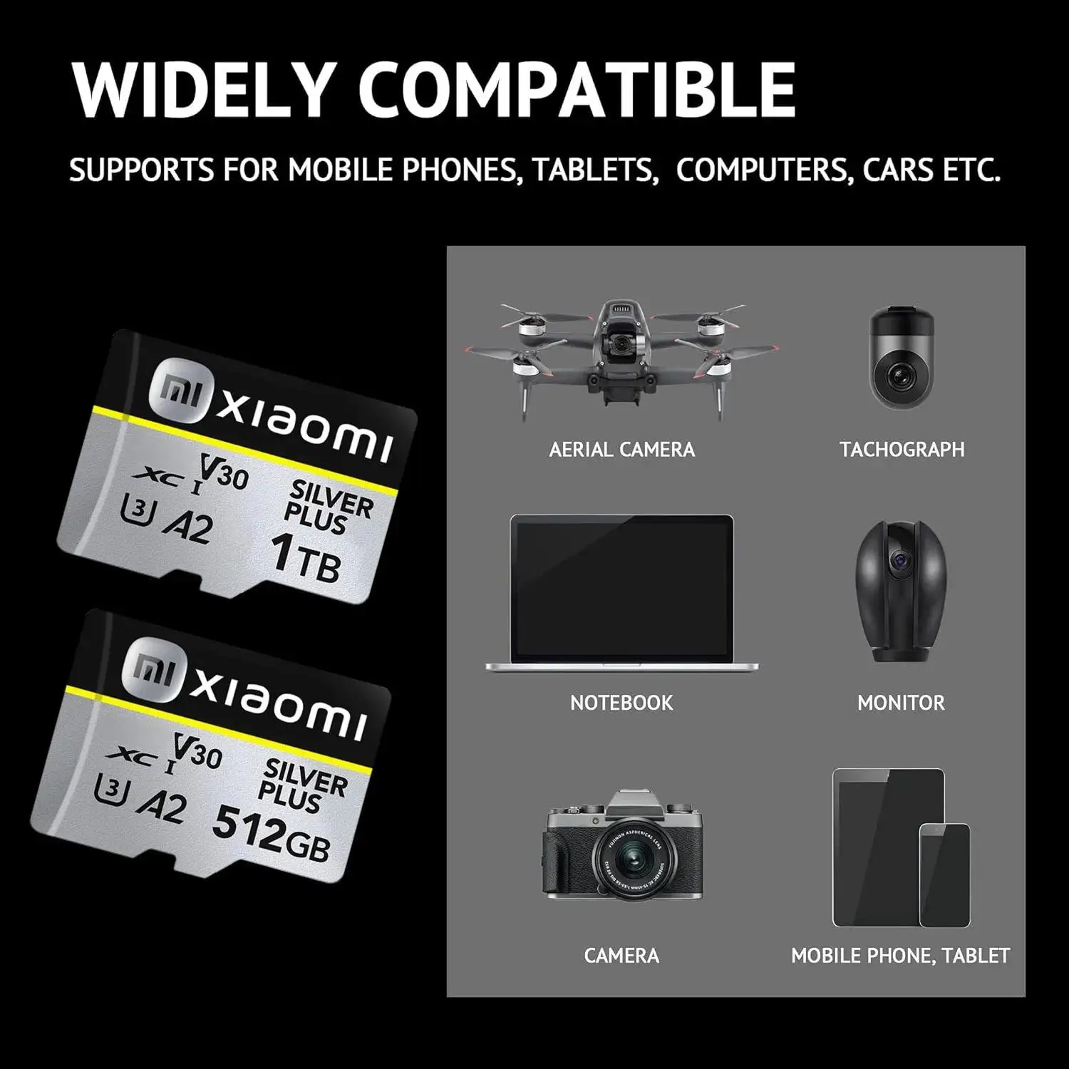 Xiaomi Ultra Micro Mini SD Card 1TB 512GB SD Memory Card 128GB 256GB A2 U3 V30 TF Flash Cards For Phone Computer - Image 2